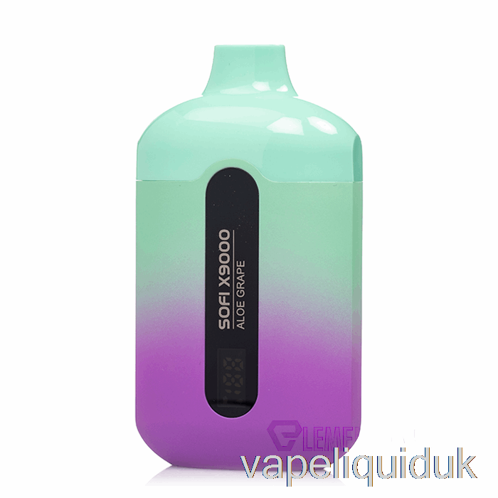 SOFI X9000 0% Zero Nicotine Smart Disposable Aloe Grape Vape Liquid